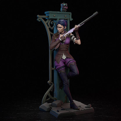 Caitlyn | 3D Printed Resin Model | Unpainted or Hand-Painted