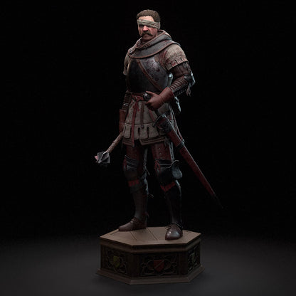 Jan Zizka | 3D Printed Resin Model | Unpainted or Hand-Painted