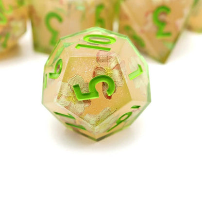 Sweet Snap | Sharp Edge Dice | Resin | 7 Piece Set