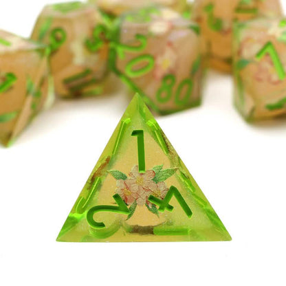 Sweet Snap | Sharp Edge Dice | Resin | 7 Piece Set