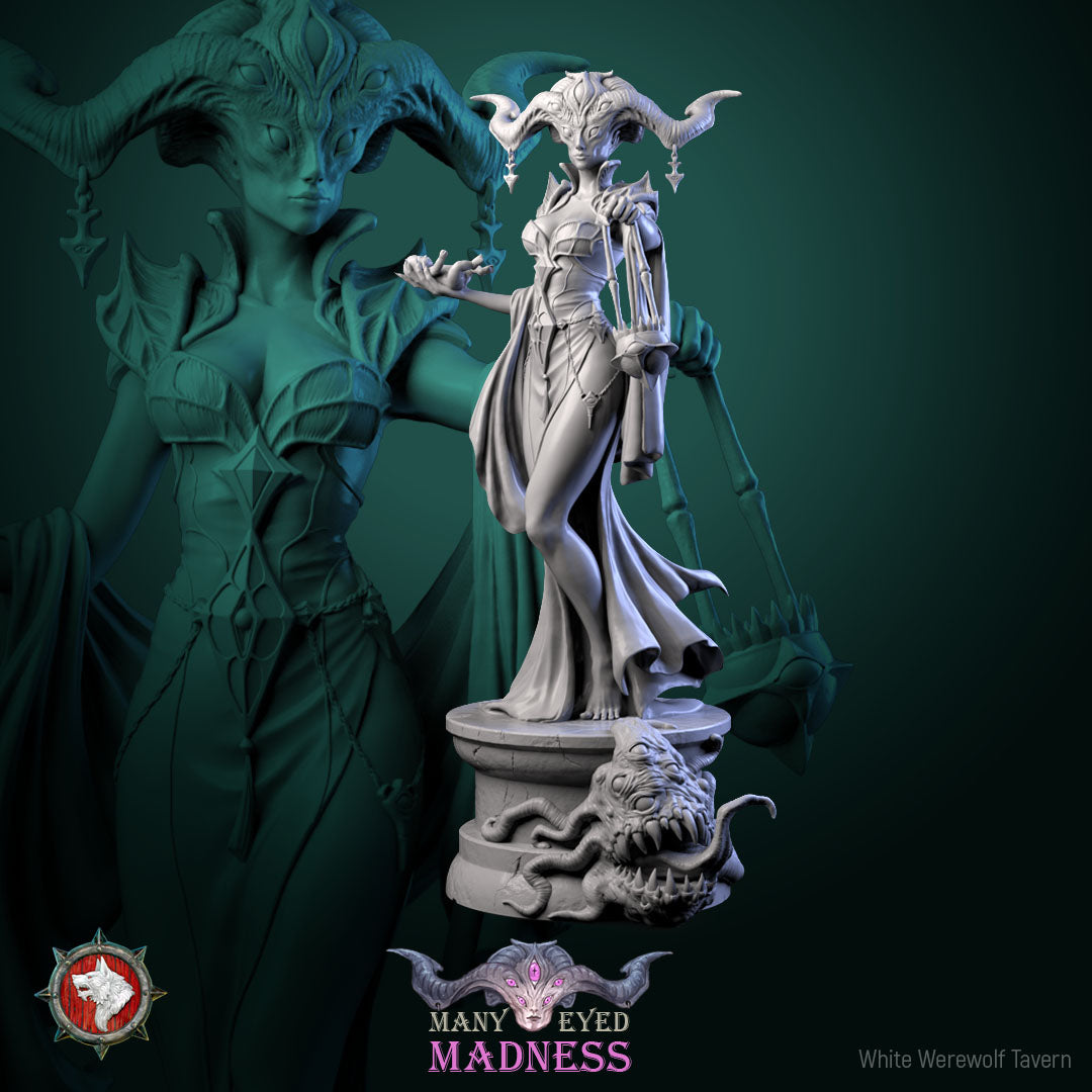 Dungeons and Dragons Models - Many-eyed madness - Set by White Werewolf Tavern