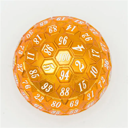 Sunfire Oracle | Solid Metal Dice | 45MM D100