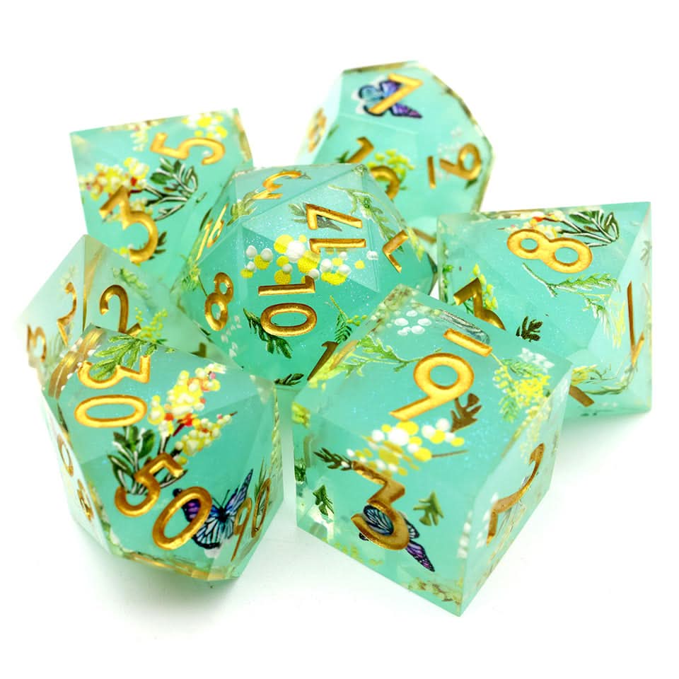 Summer Court | Art Core Dice| 7 Piece Set